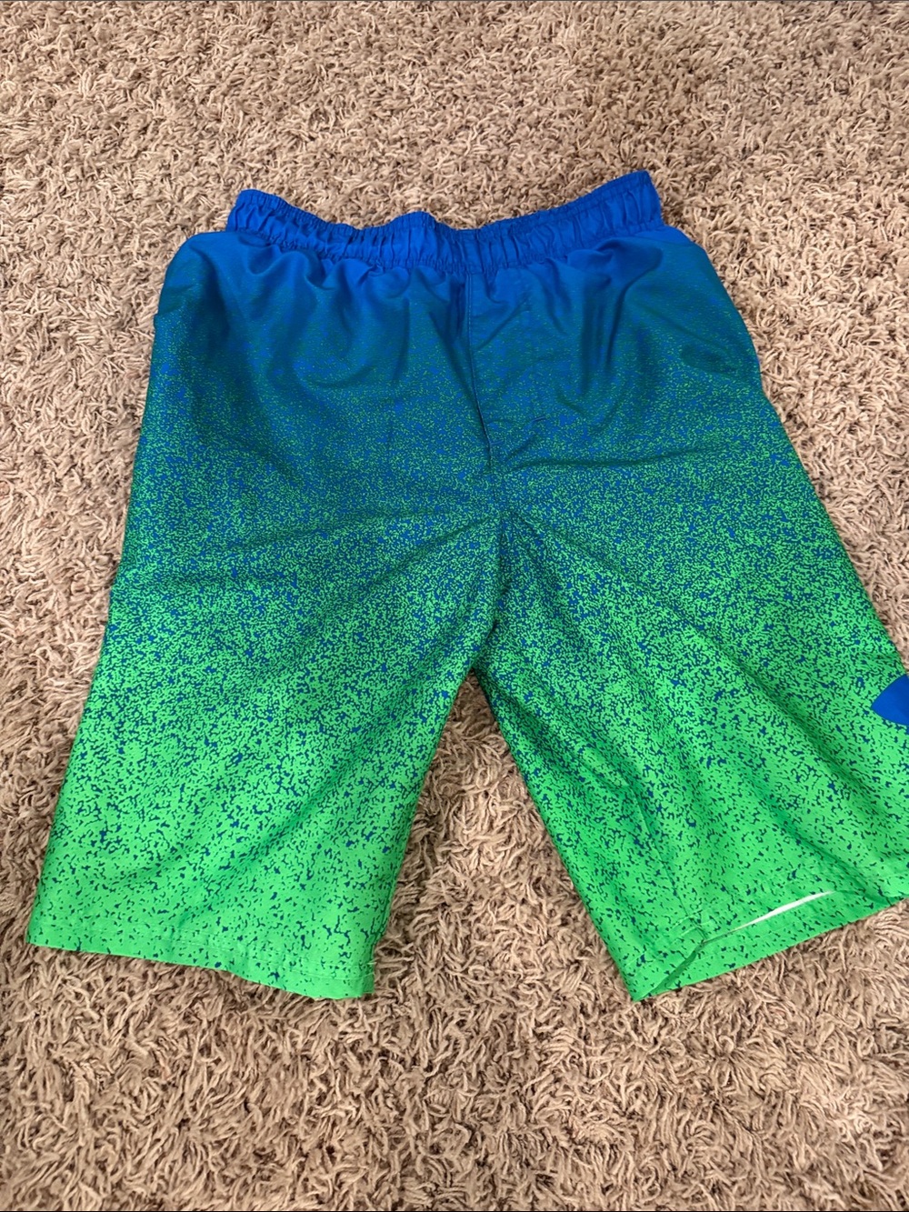 Under Armour Kids Blue-Green Gradient Swimsuit